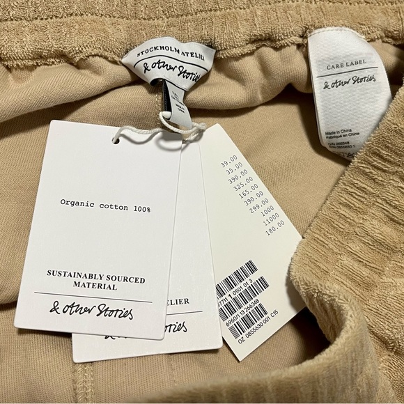 & Other Stories Relaxed Terry Shorts - Picture 8 of 12